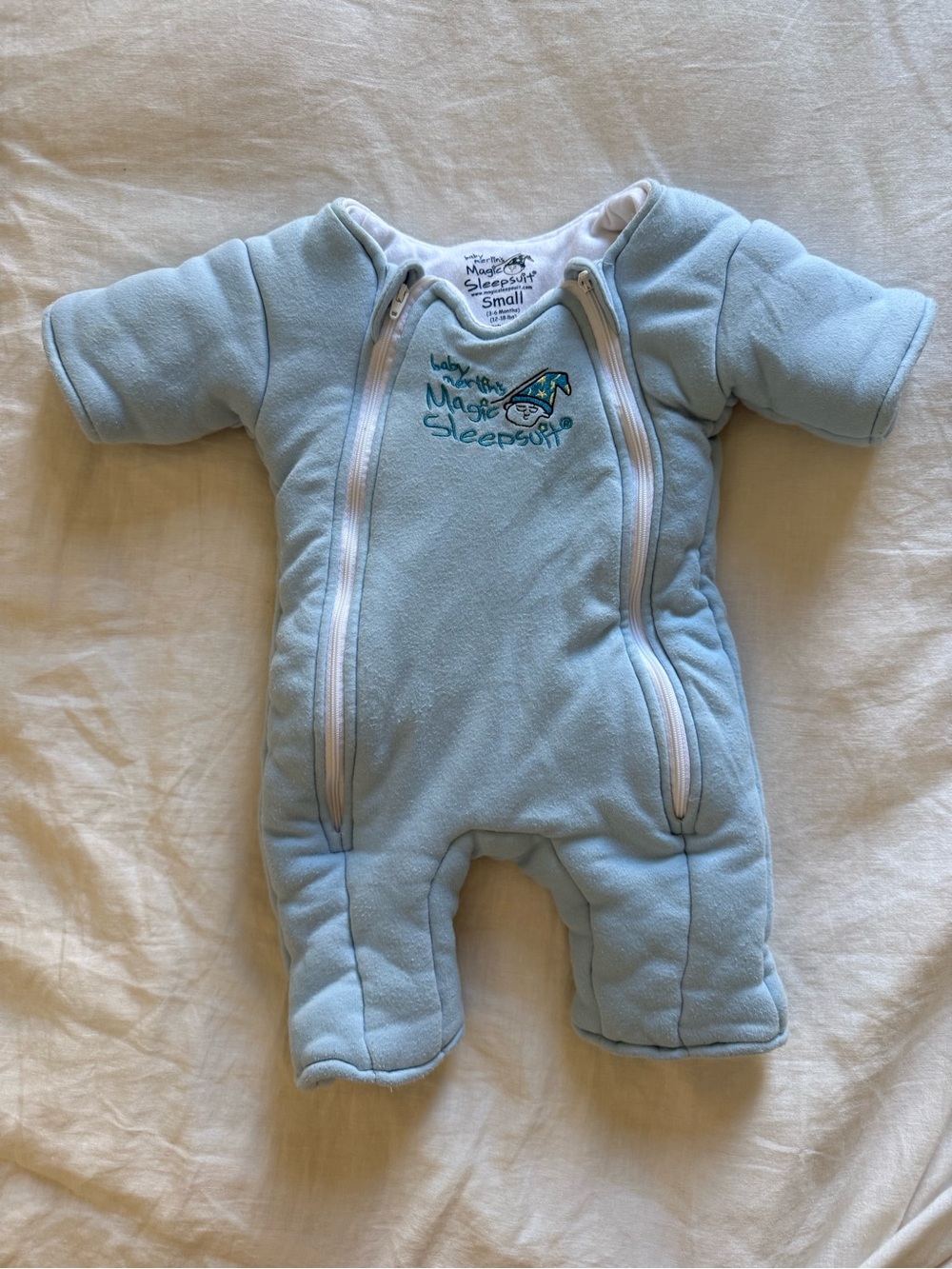 Magic Sleepsuit Infant Sleeper in Light Blue - Small